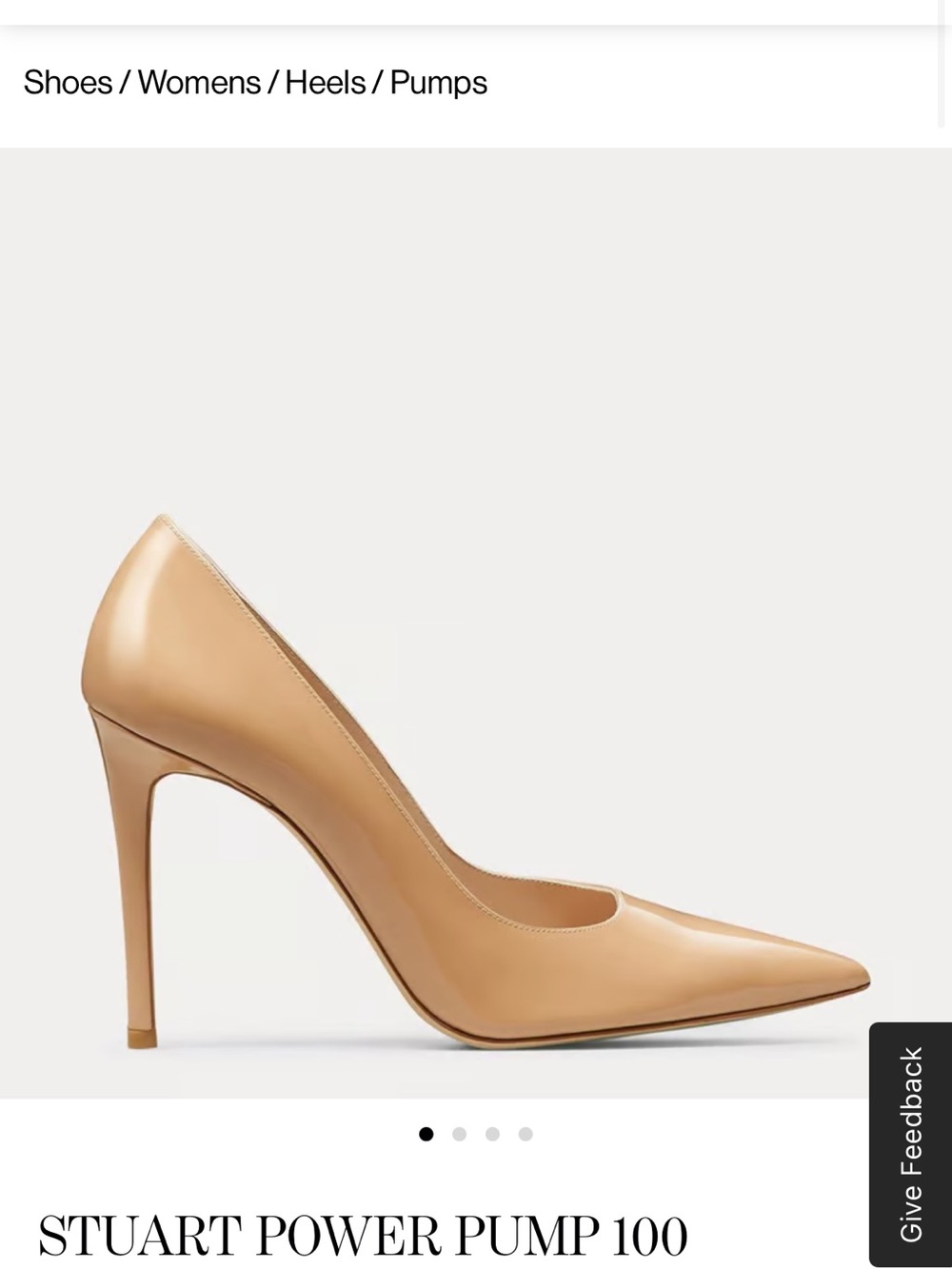 SCHUTZ Beige Nude Pointed-Toe Stiletto Pump